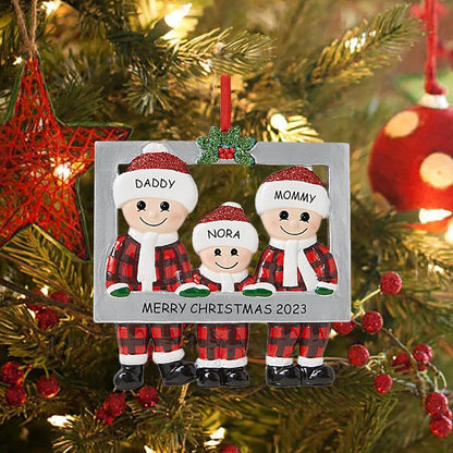 DIY Family Christmas Pendants – 2023 Navidad Tree Ornaments & New Year 2024 Home Decor