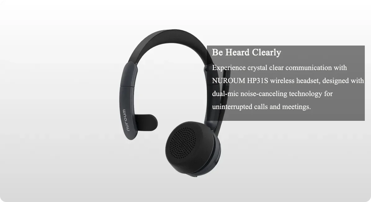 AI Noise Cancellation Headset