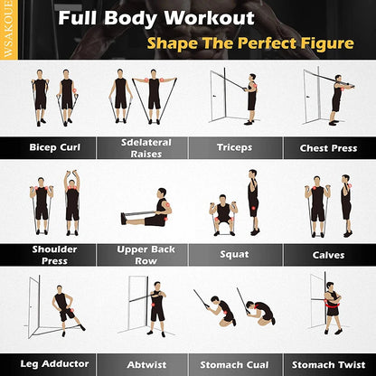 Resistance Band Set With Handles