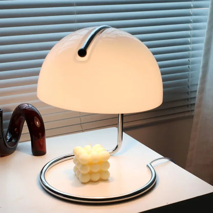 Mushroom Modern Table Lamp – Nordic LED Bedside & Living Room Lamp | Creative Desk Lamp with Fireless Aromatherapy