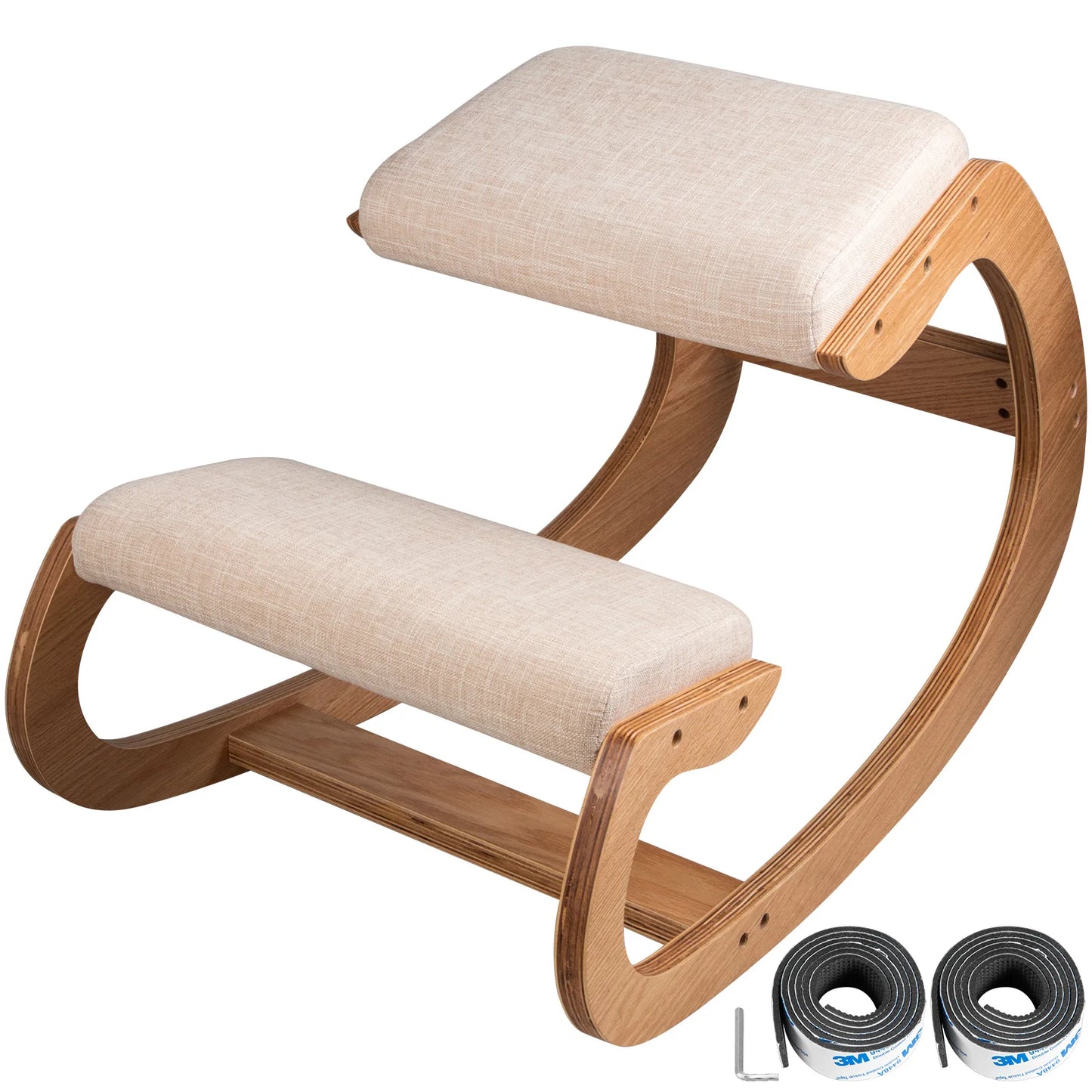 Rocking Wooden Kneeling Chair