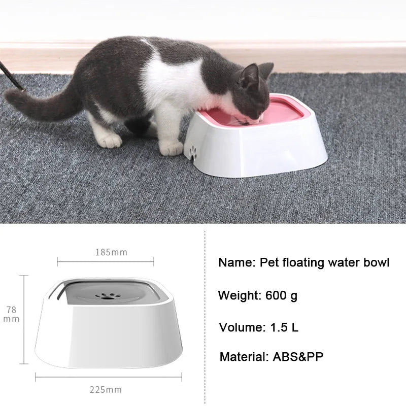 1.5L Pet Floating Water Bowl