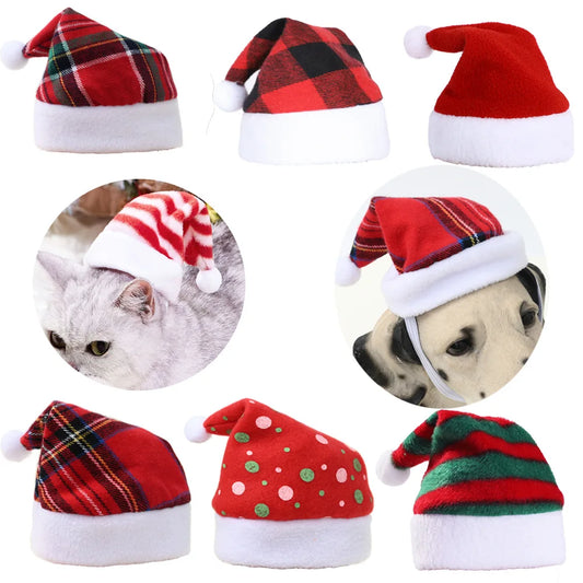 Pet Christmas Hat for Cats & Dogs – Festive Costume Accessories for Small Pets