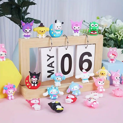 Miniso Sanrio Christmas Advent Calendar 2024 – Anime Figure Surprise Toys for Kids Navidad Gift