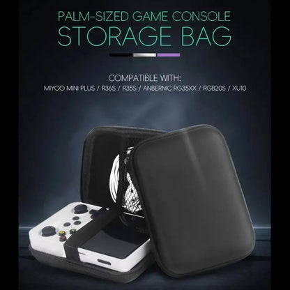 Protective Case for Anbernic RG35XX Plus, Miyoo Mini Plus, R36S, R35S – EVA Portable Bag for Gaming Accessories