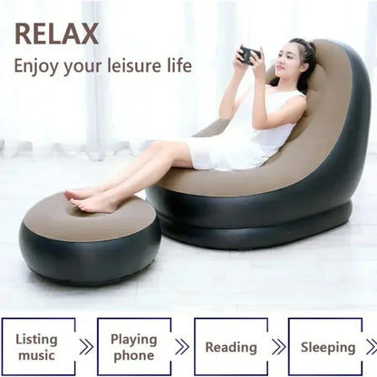 Inflatable Bean Bag Sofa