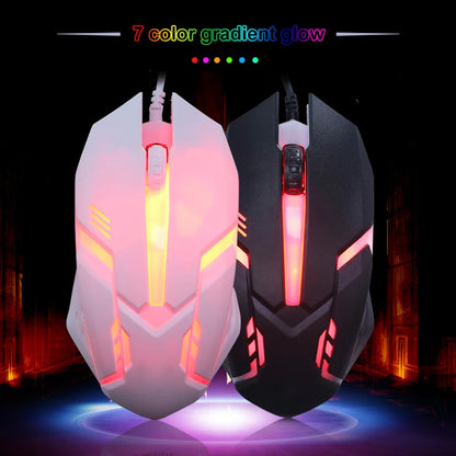 Gaming S1 Sports LED Backlit Wired Mouse – USB Wired for Desktop, Laptop, Mute Office Computer & Gaming Use