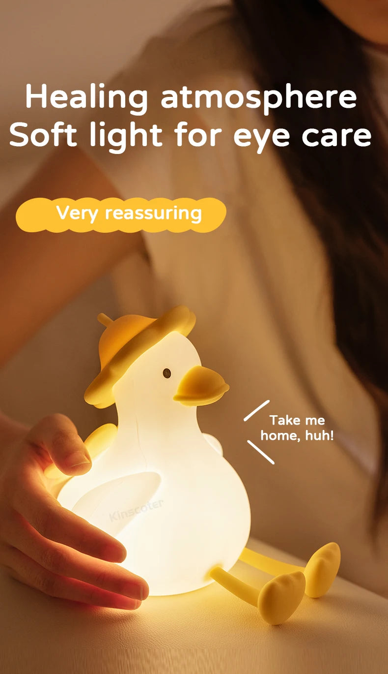 Cake Night Light – Silicone Touch Bedside Lamp for Kids | Kawaii Baby Room Decor & Cartoon Ambient Lighting | Perfect Birthday Gift