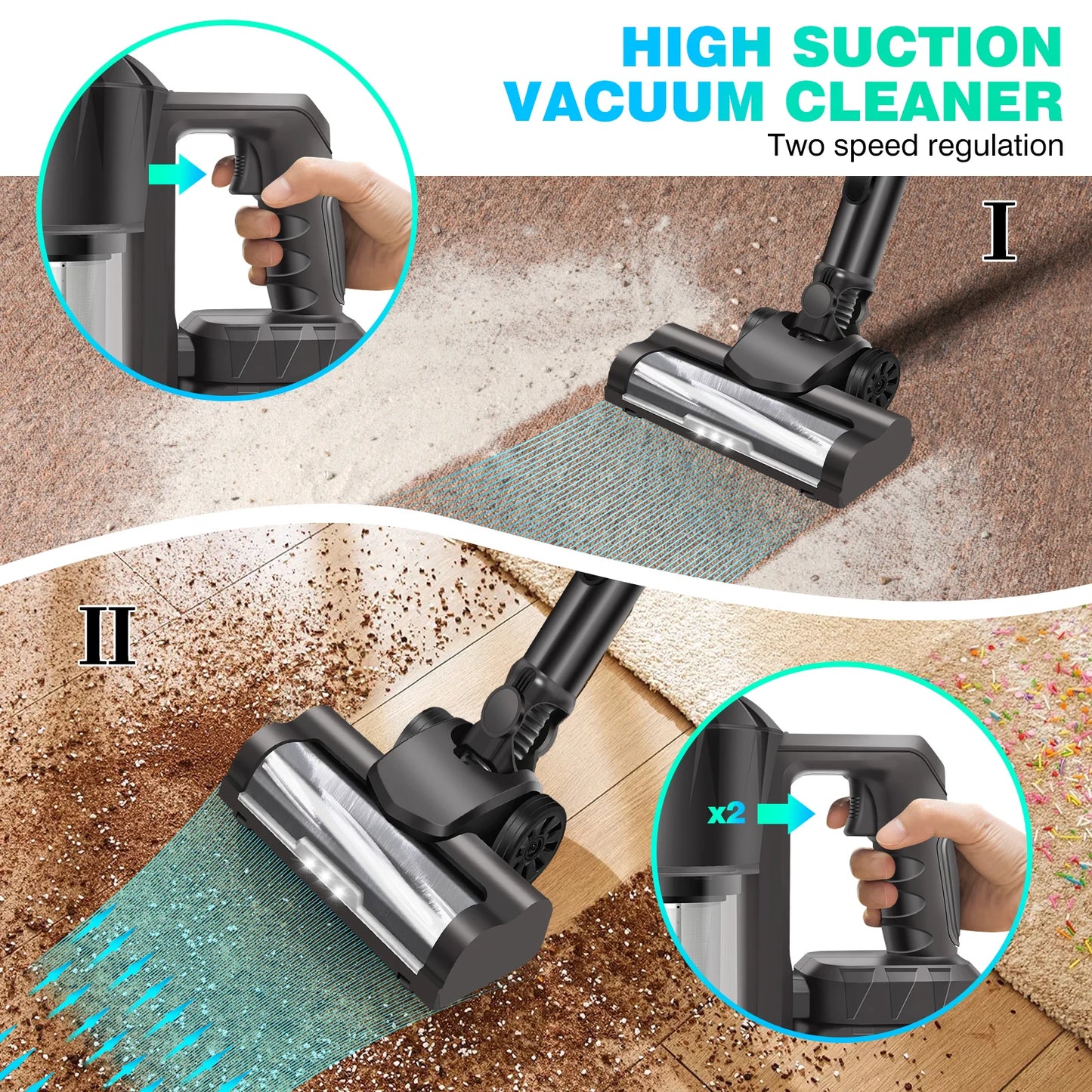 3 IN 1 Cordless Vacuum Cleaner