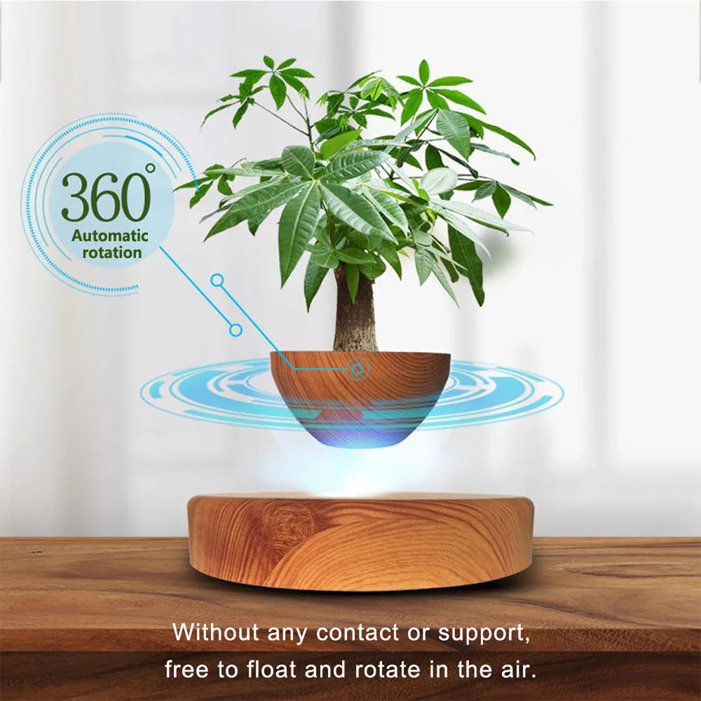 Rotation Flower Floating Pot Potted Plant Home Without plants