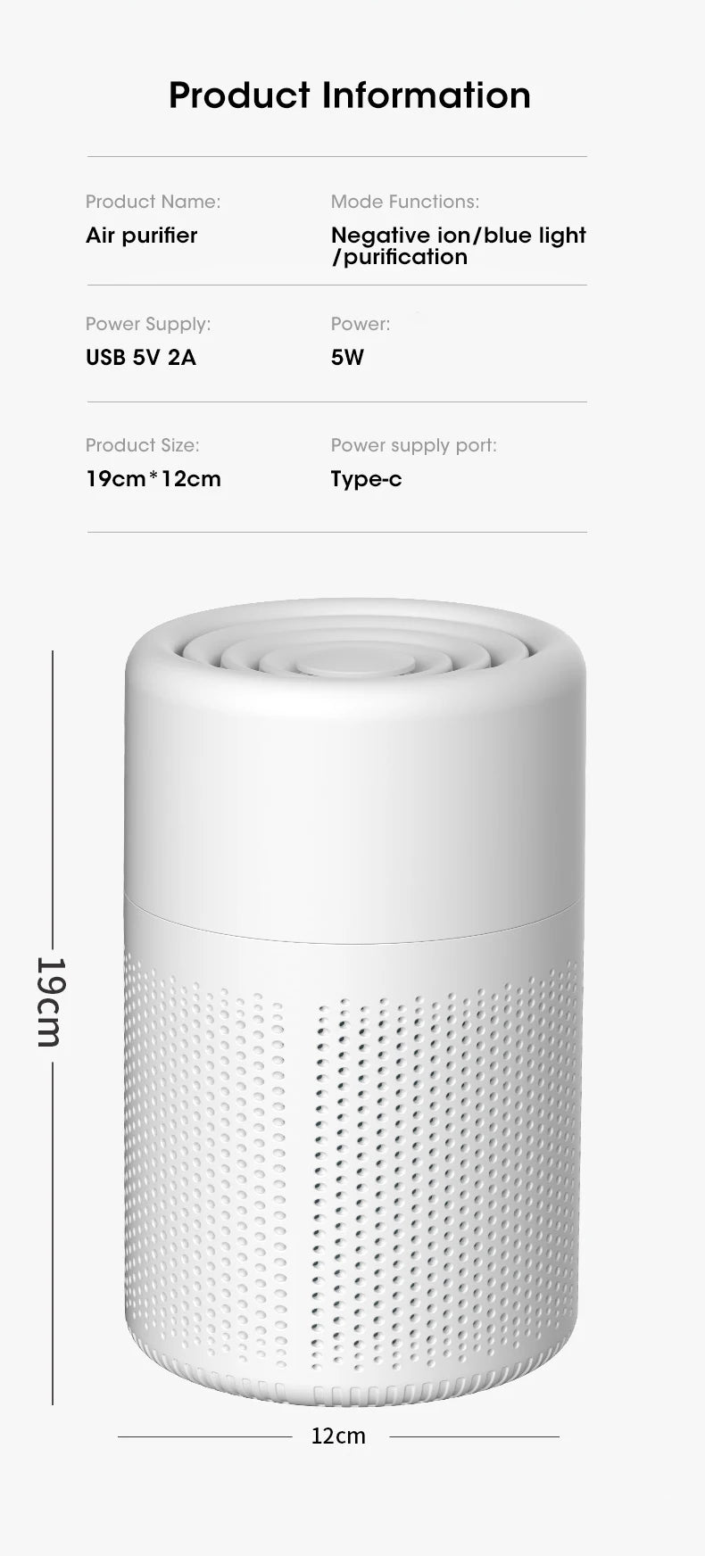 Compact Air Purifier