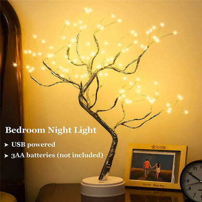 108 LED Fairy Light Spirit Tree Lamp – Night Light for Bedroom, Party Decor & Gifts