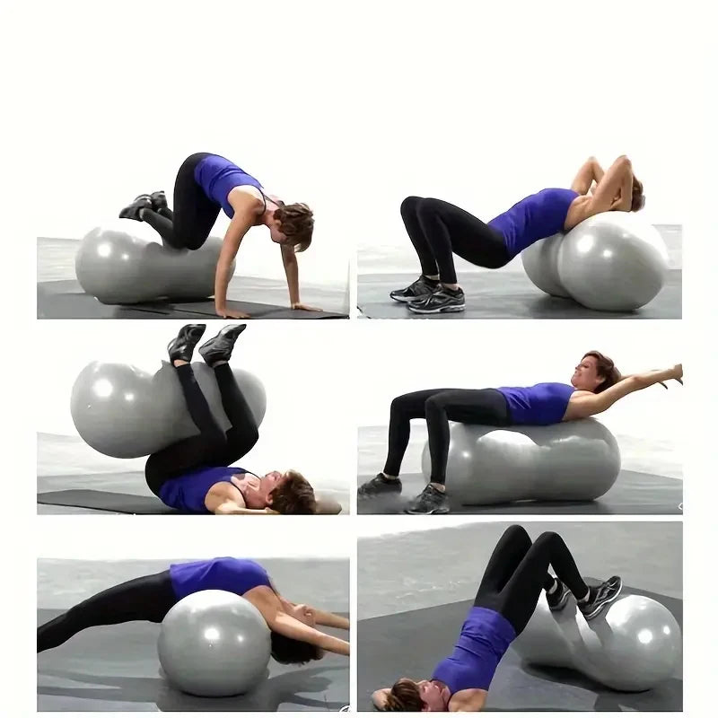 Anti-Burst Peanut Yoga Ball