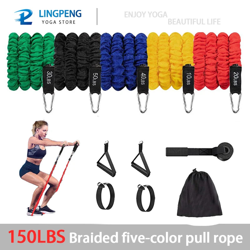 Resistance Band Set With Handles