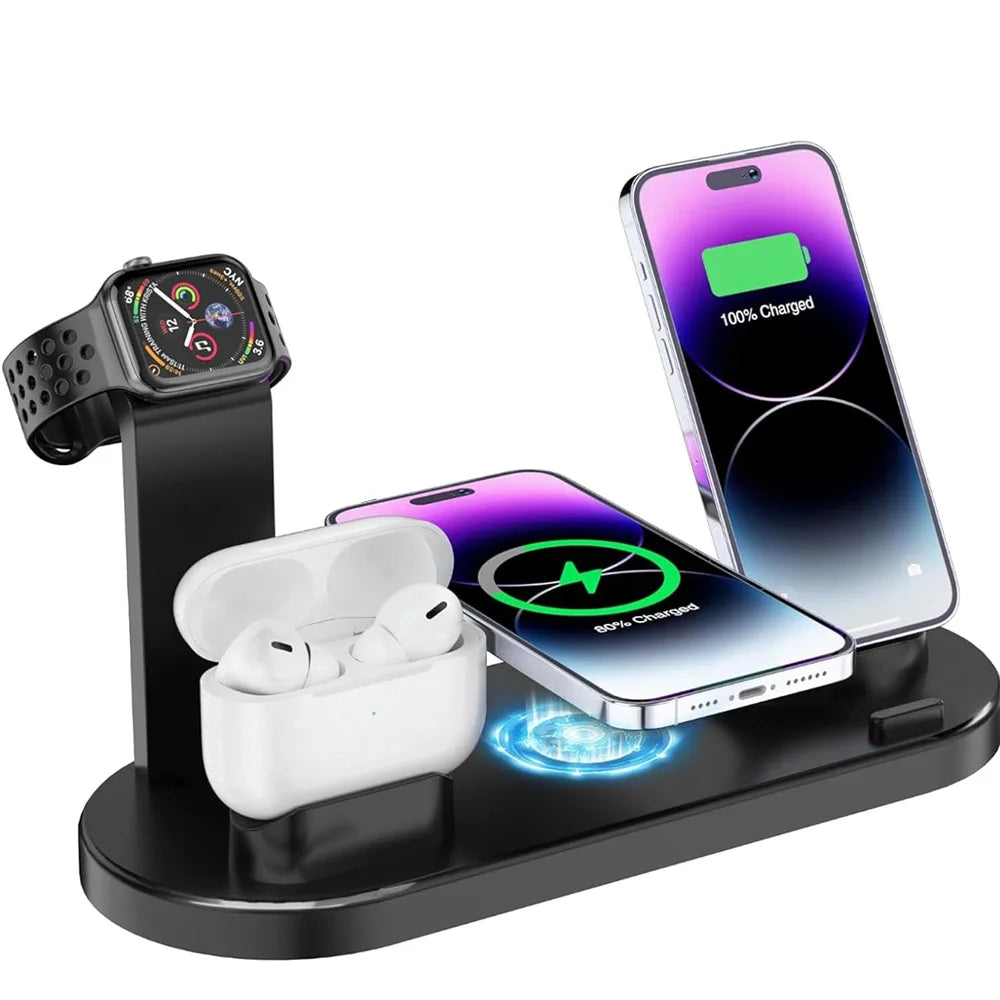 5 In 1 Wireless Charging Stand Pad