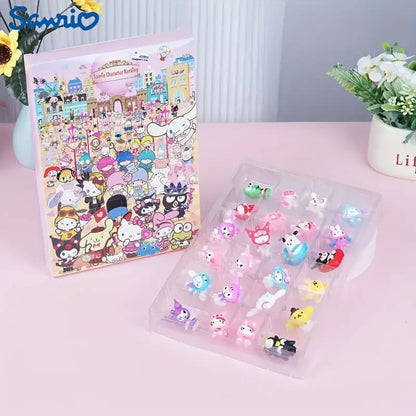 Miniso Sanrio Christmas Advent Calendar 2024 – Anime Figure Surprise Toys for Kids Navidad Gift