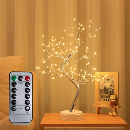 108 LED Fairy Light Spirit Tree Lamp – Night Light for Bedroom, Party Decor & Gifts