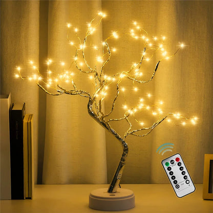 108 LED Fairy Light Spirit Tree Lamp – Night Light for Bedroom, Party Decor & Gifts