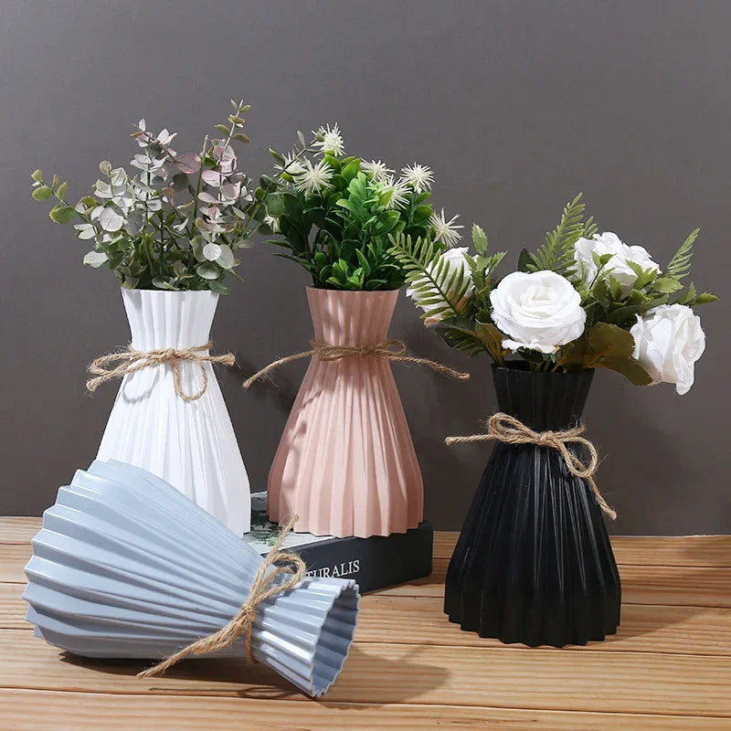 Nordic Plastic Flower Vase