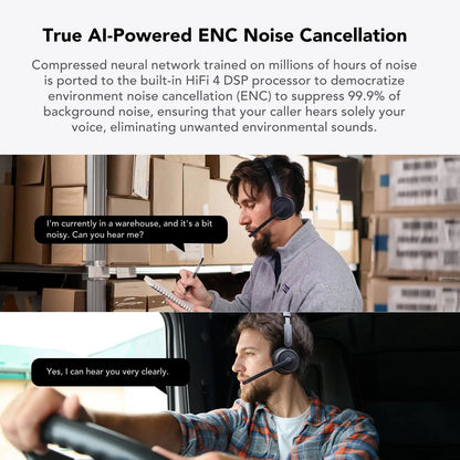 AI Noise Cancellation Headset