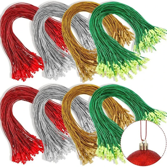 100pcs 20cm Polyester Strings for Christmas Pendants