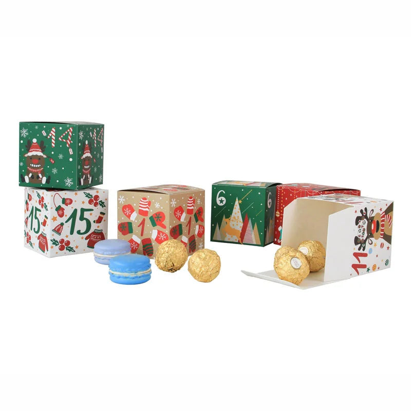 24PCS Christmas Advent Calendar Gift Boxes – Kids