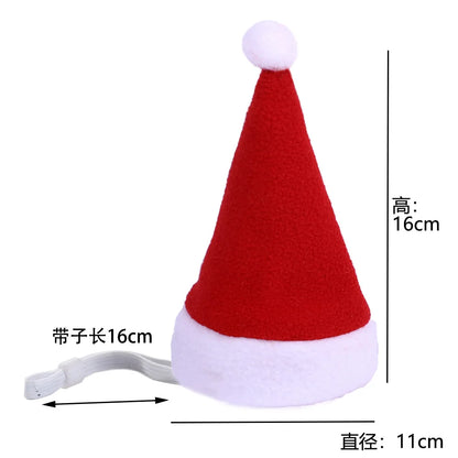 Pet Christmas Hat for Cats & Dogs – Festive Costume Accessories for Small Pets