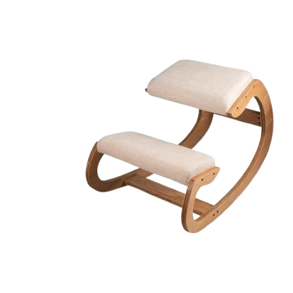 ergonomic kneeling chair, posture correction chair, comfortable desk chair, kneeling stool, ergonomic office chair, back pain relief chair, office furniture, posture support, ergonomic seating, knee chair, adjustable kneeling chair, meditation chair, birch wood chair, home office furniture, comfortable seating, core engagement chair, durable kneeling chair, versatile office chair.