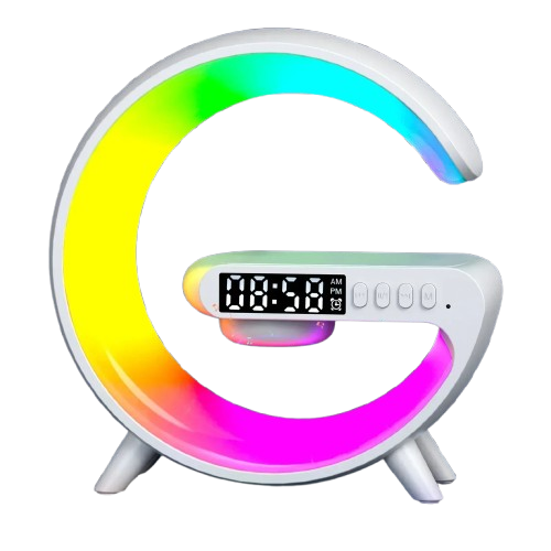 Wireless Charger - Light Alarm Clock Speaker